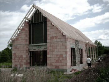 Charpente a ferme pignon structure bois